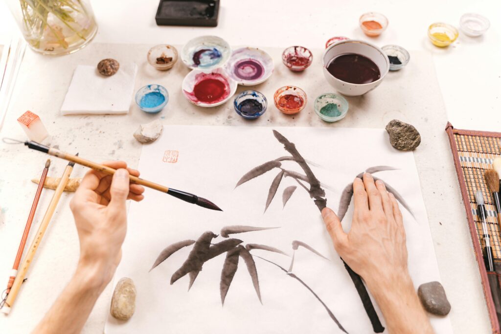 Marouflage et art chinois